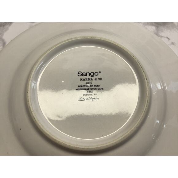 Sango Karma Collection - 4 cups/saucers - Designed by Sue Kipkin - Vintage #4895 - Picture 4 of 6